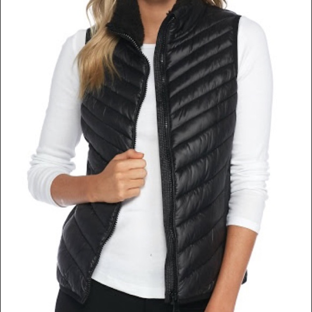 black calvin klein vest
